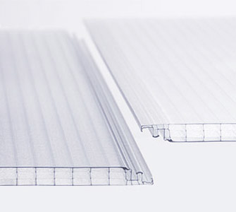 Plaque polycarbonate alvéolaire clipsable Elyclip 250 x 27,5 cm 16 mm, 973606, Matériaux et Gros oeuvre